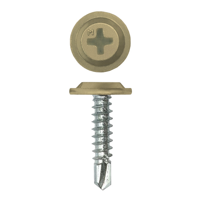 Саморез ПШС Daxmer Pro 4,2х19 (1000 шт) шлиц PH2 RAL 1014