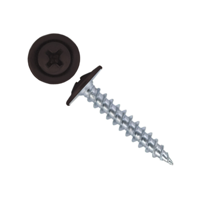 Саморез ПШ 4,2х19 (1000шт) шлиц PH2 RAL 8017