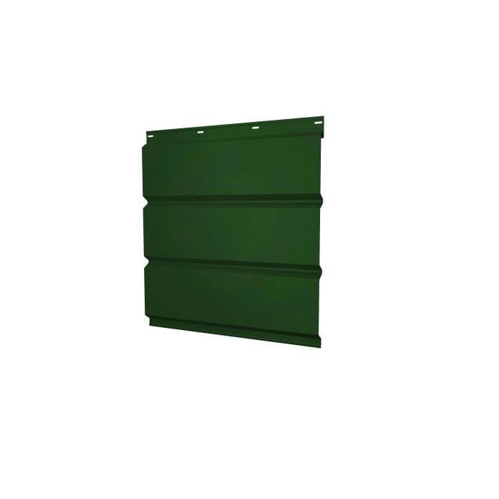 Софит ЭкоБрус без перфорации 0,345 Grand Line 0,5 Quarzit lite RAL6005 зеленый мох